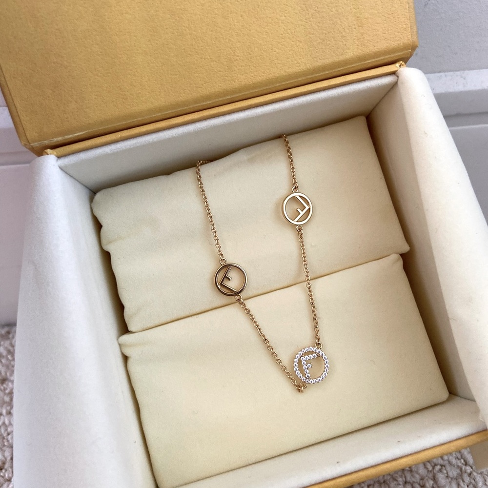 Authentic F is Fendi Necklace